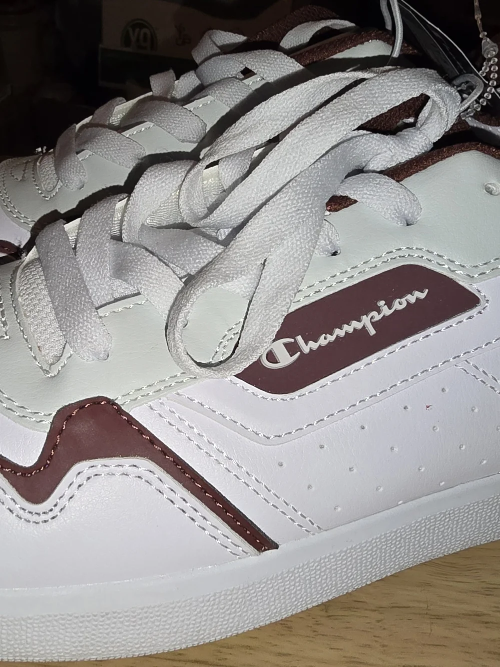 CHAMPION MENS SHOES MAROON/WHITE SIZE 11.5 BRAND NEW/NO BOX/CASUAL/SPORTS